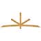 Ekena Millwork Alberta Rough Sawn Timber Gable Bracket, Western Red Cedar, 96"W x 36"H x 4"D x 4"F, 9/12 Pitch GBW096X36X0404ALB00RWR - alternate 1
